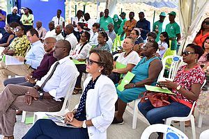 Région Guadeloupe Inauguration de la déchèterie de Bouillante la