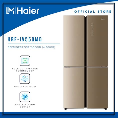 Haier HRF IV550MD Full DC Inverter Technology Multi Air Flow 4 Door