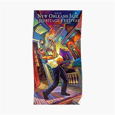 New Orleans Jazz Fest Posters Poster For Sale By Francimaary Redbubble