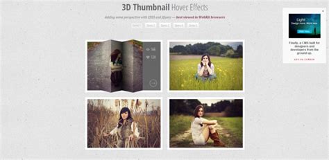 36 Image Hover Effects Made With CSS3