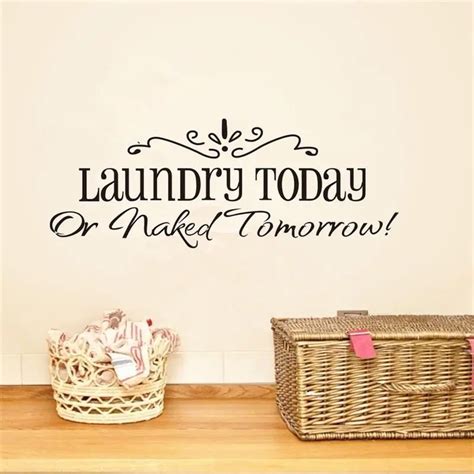 Aliexpress Buy D485 Laundry Room Word Quote Room Decor Removable