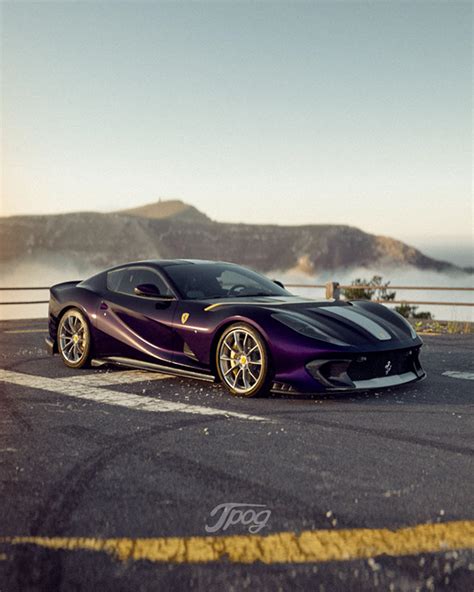 Ferrari 812 Competizione Viola Hong Kong Full Cgi On Behance