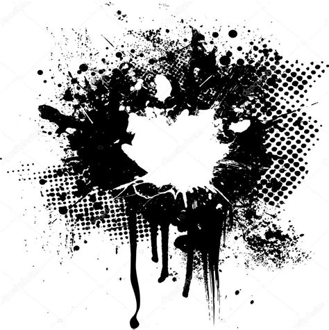 Ink Splat Overlay Stock Vector Nicemonkey