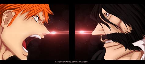 Bleach 618 Yhwach Vs Ichigo By Renzolomagno Daily Anime Art