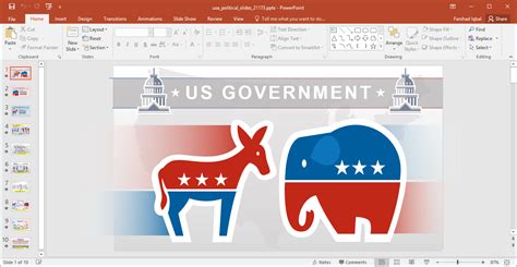 American Politics Powerpoint Template