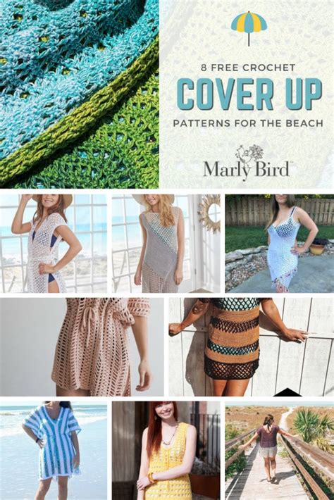 8 FREE Beach Crochet Cover Up Patterns Marly Bird