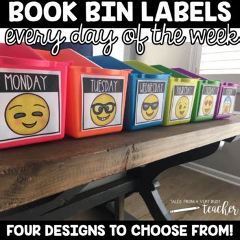 Book Bin Labels by Tales from a Very Busy Teacher | TpT