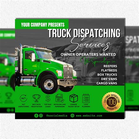 Trucking Flyer Freight Dispatching Dispatching Flyer Trucking