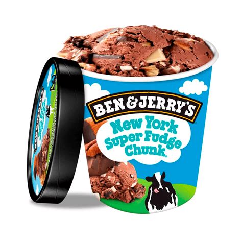 Sorvete Benandjerrys New York Super Fudge Chunk 458ml Farmácia Online Drogal Farmácia Online