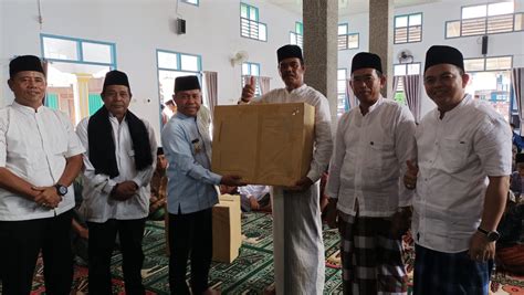 Selain Beri Bantuan Pemkab Lebong Ajak Pengurus Masyarakat Makmurkan