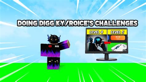 So I Did Diggky2 Challenges Roblox Bedwars Youtube