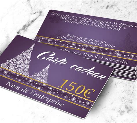 Créer une carte Cadeau Plastique Abietes violette CardZprinter