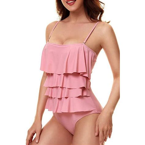 Wholesale New Custom Oem Bandeau Beach Quick Dry Ruffle One Piece Sexy