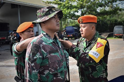 Apel Pembukaan Latihan Uji Siap Satuan Batalyon Komando Kopasgat