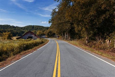 Barn Along The Road Stock Photo Image Of Town Road 41815632