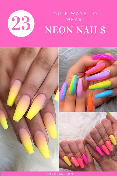 Neon Nail Ideas Neon Nails Ideas For The Upcoming Raves And