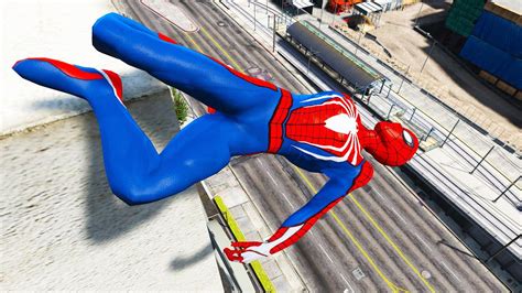 GTA 5 SPIDERMAN Ragdolls 4k Compilations With GTA Blade GTA 5 Fails