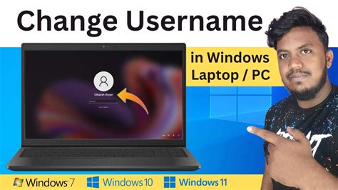 Laptop Ka Username Kaise Change Kare How To Change Username In