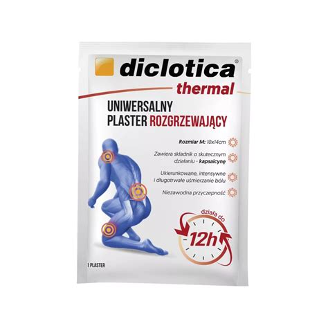 Diclotica Thermal uniwersalny plaster rozgrzewającym na bóle