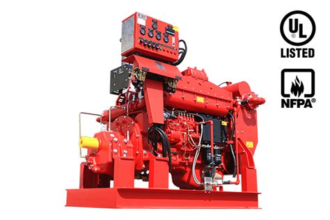 Fire Driver Ul Listed Diesel Engine For Fire Pumps