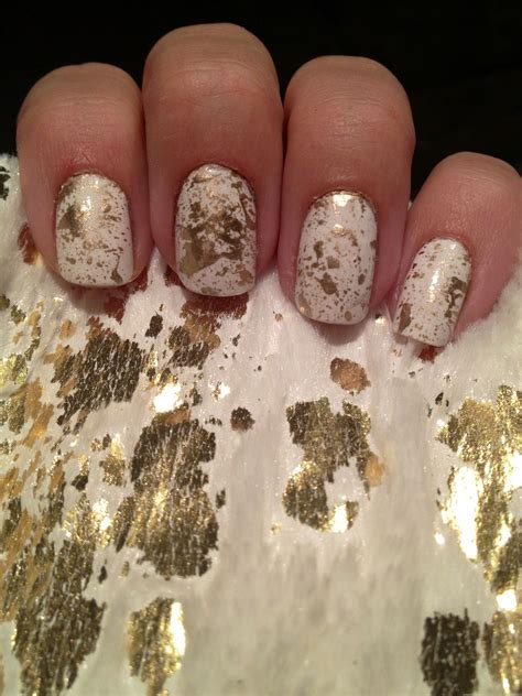 Gold Flakes #beauty #nails | Splatter nails, Beautiful nails, Bridal ...