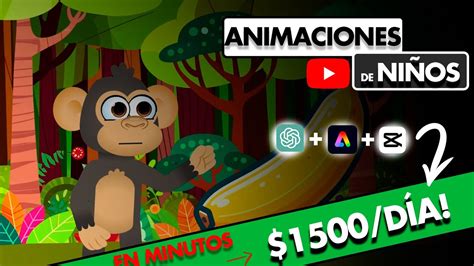 Gana 1 500 USD por Día Creando Animaciones para Niños En Minutos con