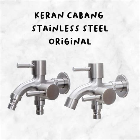 Jual Kran Cabang Stainless Sus304 Kran Shower Dingin Kran Mesin