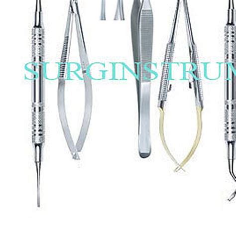 7 Pc Microsurgery Instruments Set Dental Surgical Medical Stainless