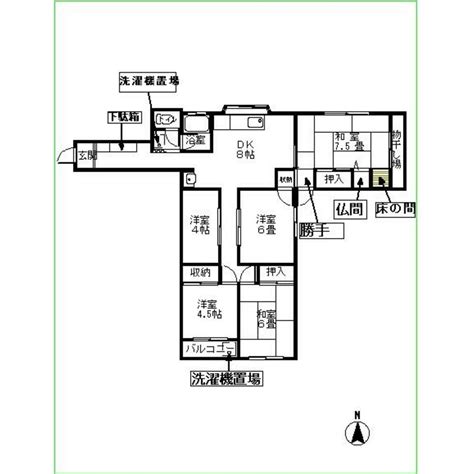 広島電鉄江波線 舟入幸町駅 地上3階建て 築43年 広島県広島市中区舟入幸町 7万円／5dk 和 6・75 洋 4・45・6／84