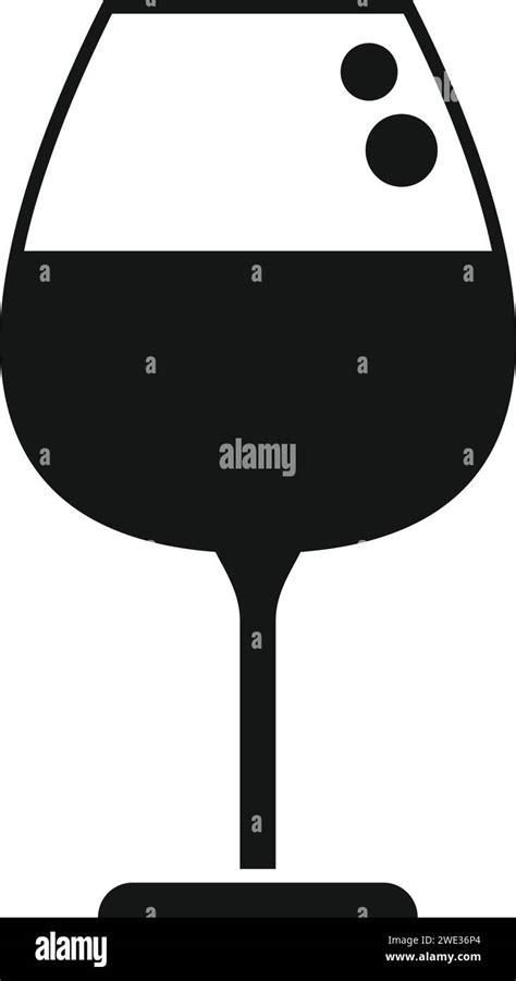 Airplane Travel Wine Glass Icon Simple Vector Indoor Sleep Air Vip