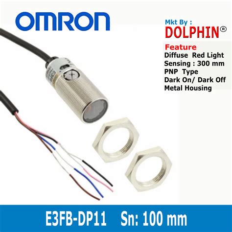 E Fb Dp Omron Photo Electric Sensor Pnp Type Sn Mm Metal Body