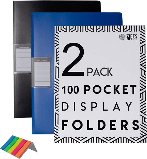 Ziffs Office® 8 X 30 Pocket A4 Display Folders A4 Display Folders