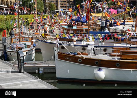 The Classic Boat Festival At St Katharine Docks In London England