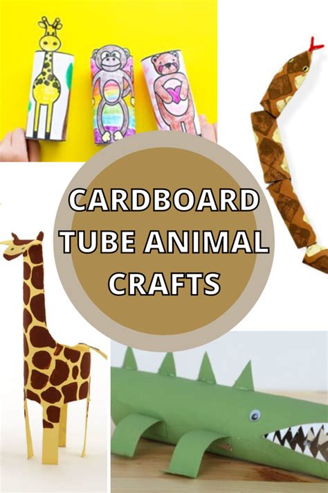 20 Cardboard Tube Animals Kids Will Love Making