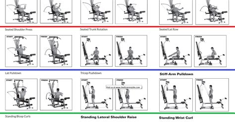 Printable Bowflex Workout Routine