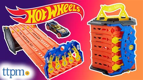 New Hot Wheels Roll Out Raceway Track Set Review Ttpm Toy Reviews Youtube