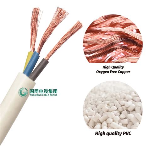 Flame Retardant Core Core Cu Conductor Round Electric Wire Pvc