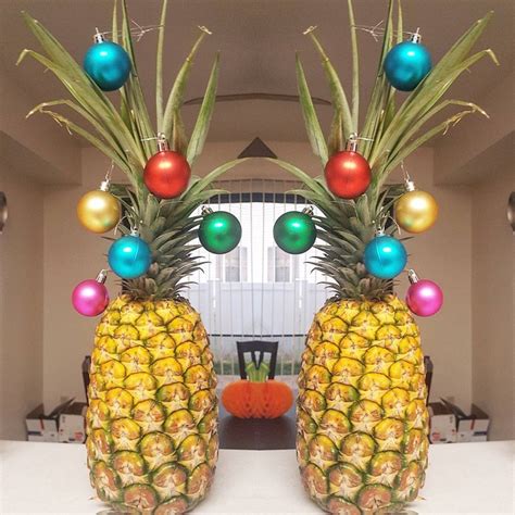 Pineapple Christmas Tree For Ones Who Like To Experiment