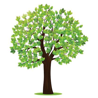 Green Tree Leaves Clip Art