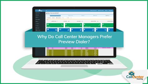 Key Reasons Call Center Managers Prefer Preview Dialer