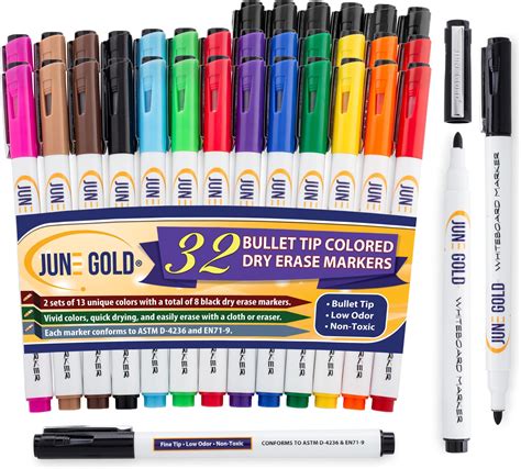 Amazon Dry Erase Markers Shuttle Art 60 Bulk Pack 15 Colors