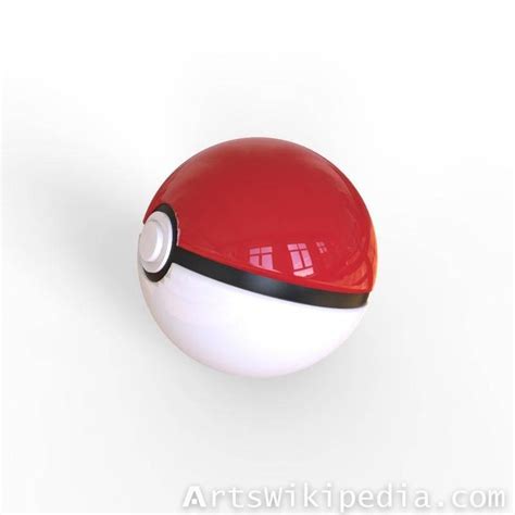 Free 3d Pokemon Ball | Pokemon ball, Pokemon, Ball