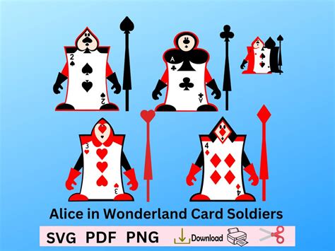 Soldados Alice No Pais Das Maravilhas - Soldados de cartas de Alice no País das Maravilhas, Festa no País das ...