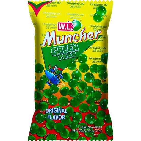 Wl Foods Muncher Green Peas Original Flavor G Shopee Philippines