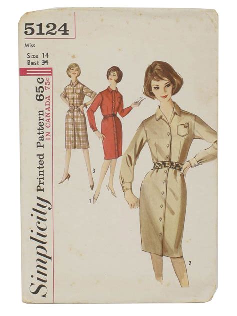 VInatge 1960 S SImplicity Pattern 4771 Misses SKirt Blouse Jacket Size