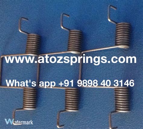 Double torsion spring. – A TO Z SPRING MANUFACTURING.