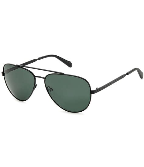 Fossil Mens Fos3144gs Aviator Sunglasses Dillards