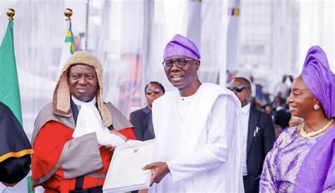 PHOTOS Sanwo Olu Takes Oath Of Office For Second Term Tribune Online