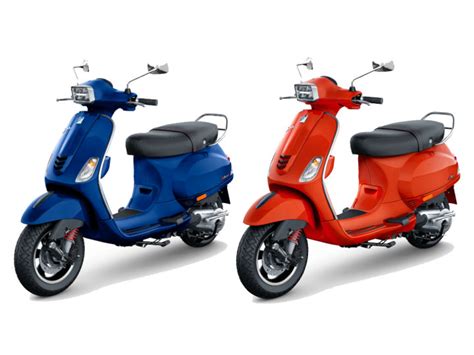 Vespa Sxl And Range Launched In New Colours Zigwheels