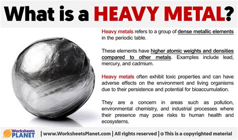 What is a Heavy Metal?